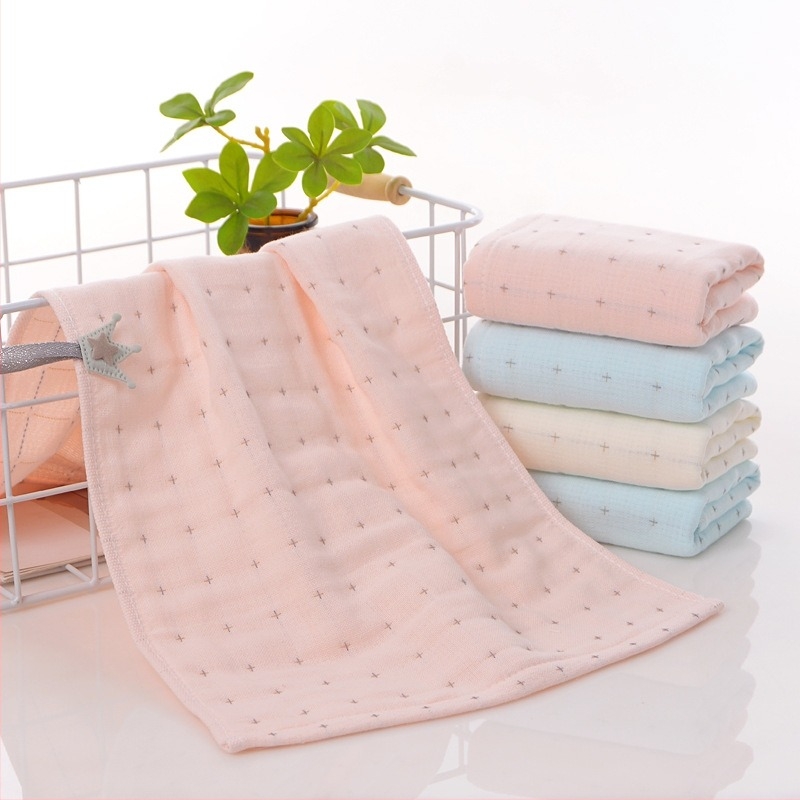 Baba géz arctisztító kendő jacquard szövésű, 32 szál, 50 g alatt, testreszabható feldolgozás