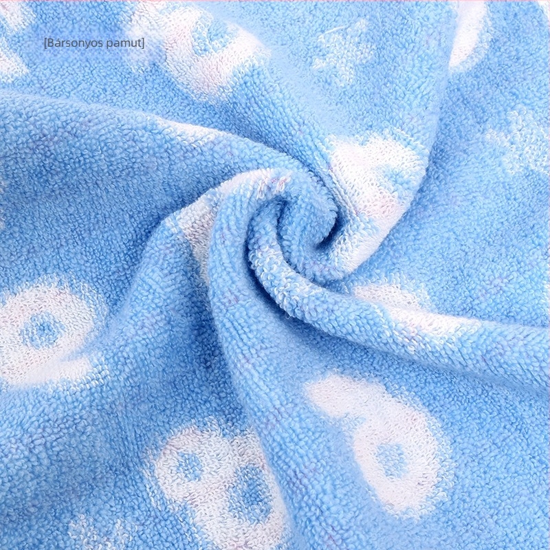 Towel Pie 100% pamut arctörölköző, 32 szál, kevert fonal, jacquard hímzés, 65 g, vízfelvétel 11–15 mp