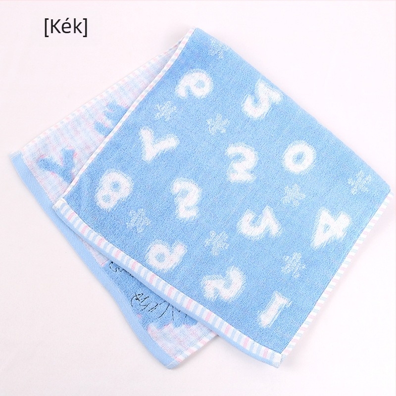 Towel Pie 100% pamut arctörölköző, 32 szál, kevert fonal, jacquard hímzés, 65 g, vízfelvétel 11–15 mp