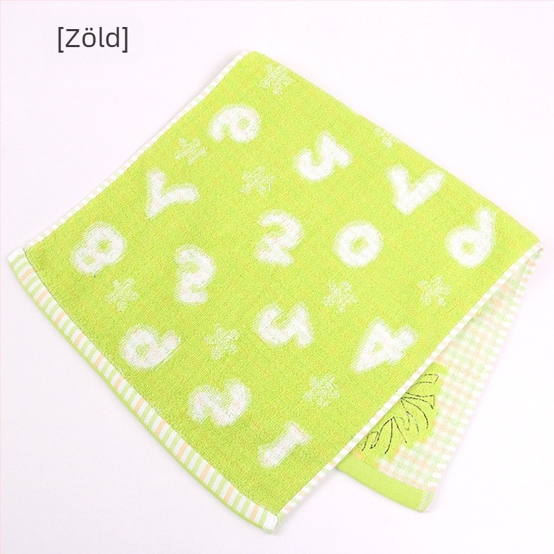 Towel Pie 100% pamut arctörölköző, 32 szál, kevert fonal, jacquard hímzés, 65 g, vízfelvétel 11–15 mp
