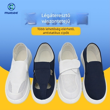 Antisztatikus középmagas munkacipő, vastagított párnázott PU talppal, Fly anyagból készült felsőrész