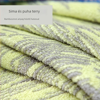 Bambuszrostból készült arc törölköző, Jacquard szövés, 32 szál, 120–140 g
