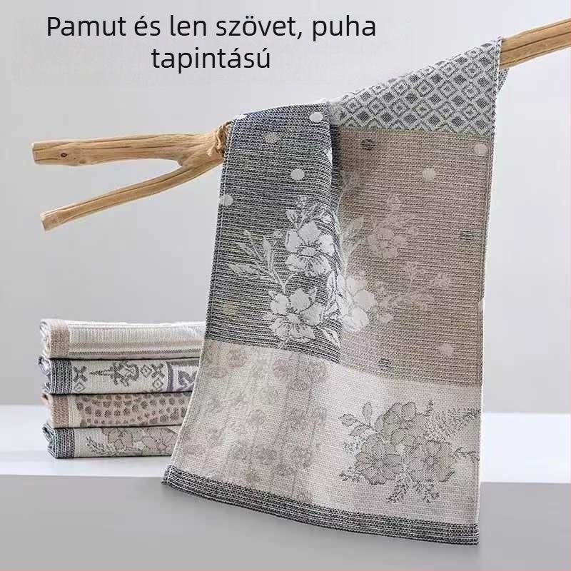Gáza arc-törölköző, vastagított, puha, jacquard szövés