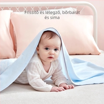 Baba bambusz rostból készült takaró — nyár, könnyű 300 g alatt, Rajzfilm minta, Rajzfilm stílus