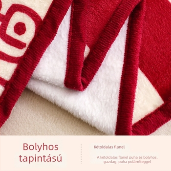 Baifu flanel pléd – menyasszonyi dowry, vastag kanapé takaró, sál