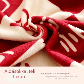 Baifu flanel pléd – menyasszonyi dowry, vastag kanapé takaró, sál