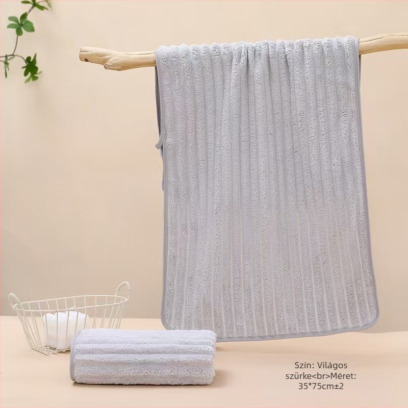 Hajszárító törölköző korall plüssből, 100D szál, hajtott szeg, 50-80 g tömeg, testreszabás elérhető