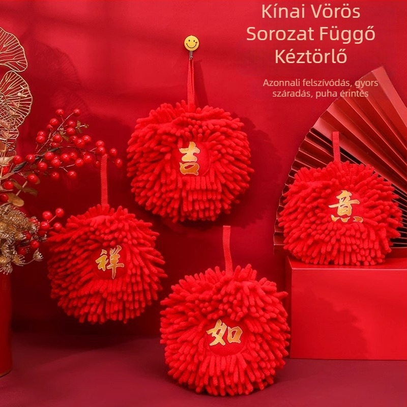 Hangge Chenille kéztörlő — akasztható, vastagított, rendkívül nedvszívó, fonal 20213, 50–80 g