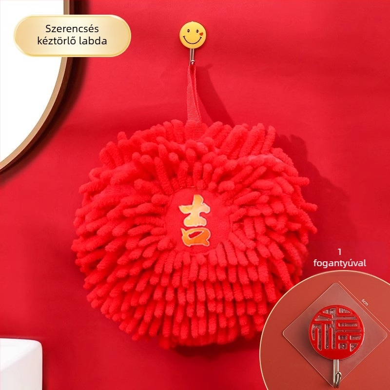 Hangge Chenille kéztörlő — akasztható, vastagított, rendkívül nedvszívó, fonal 20213, 50–80 g