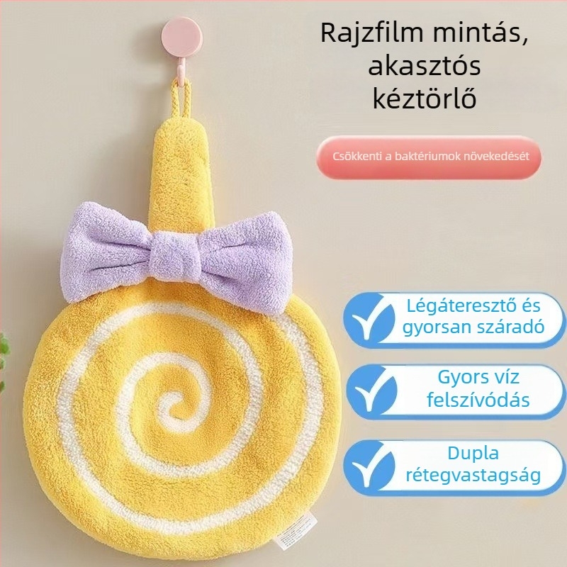 Gyerekeknek szóló korall velúr ARC-törölköző, hímzett, testreszabható (Anyaga: korall velúr; Súly: <50 g; Feldolgozás: Hímzés)