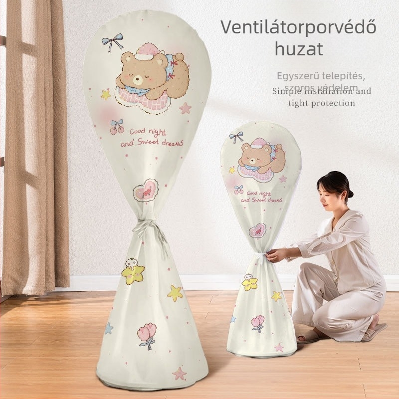 Ventilátor porvédő huzat - poliészter, Qiao Man, Cartoon stílus, univerzális védőhuzat