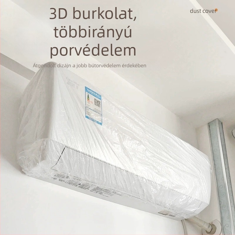 Egyszer használatos porvédő fedél háztartási készülékekhez – rugalmas, átlátszó PE-filmes fedél rizsfőzőhöz és mikrohullámú sütőhöz