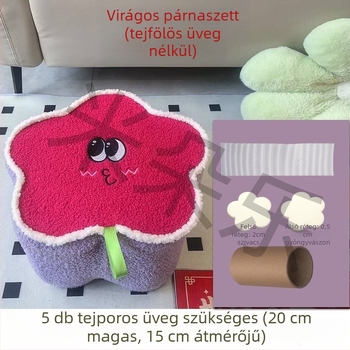 Selyemvirággal díszített asztalterítő, négyzet alakú, univerzális stílus
