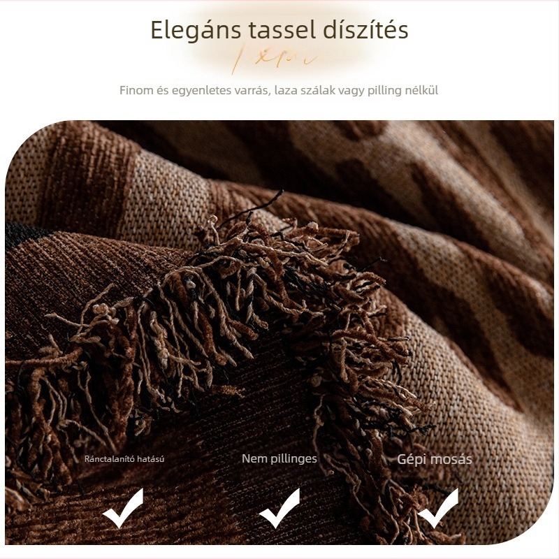 Chenille kanapévédő – egész évben, teljes lefedés, őszi-téli, egy darab