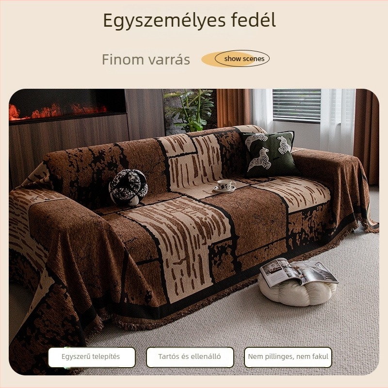 Chenille kanapévédő – egész évben, teljes lefedés, őszi-téli, egy darab