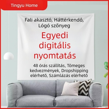 Nordic-stílusú gomba gobelin falidísz, dekorációs célra, széles, nagy méret