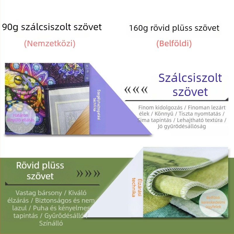 Nordic-stílusú gomba gobelin falidísz, dekorációs célra, széles, nagy méret