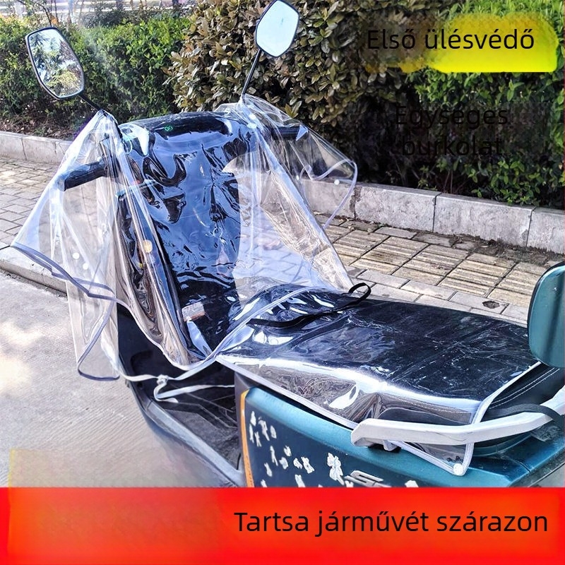 Autóruha – vízálló előtti takaró elektromos járműhöz, védelmezi a központi kezelőpanelt, porvédelem, univerzális, vastított.
