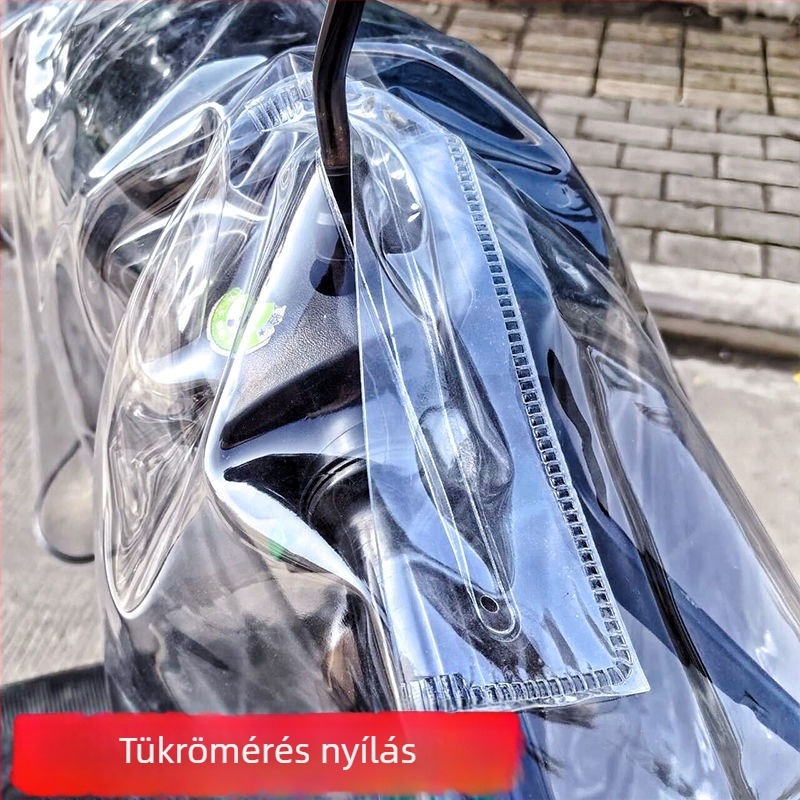 Autóruha – vízálló előtti takaró elektromos járműhöz, védelmezi a központi kezelőpanelt, porvédelem, univerzális, vastított.