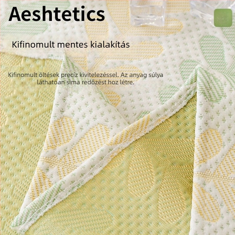 Nyári hűsítő kanapévédő jég-selyem anyagból, teljes fedés sarokkanapéhoz, modern minimalista stílus, 2026-os modell