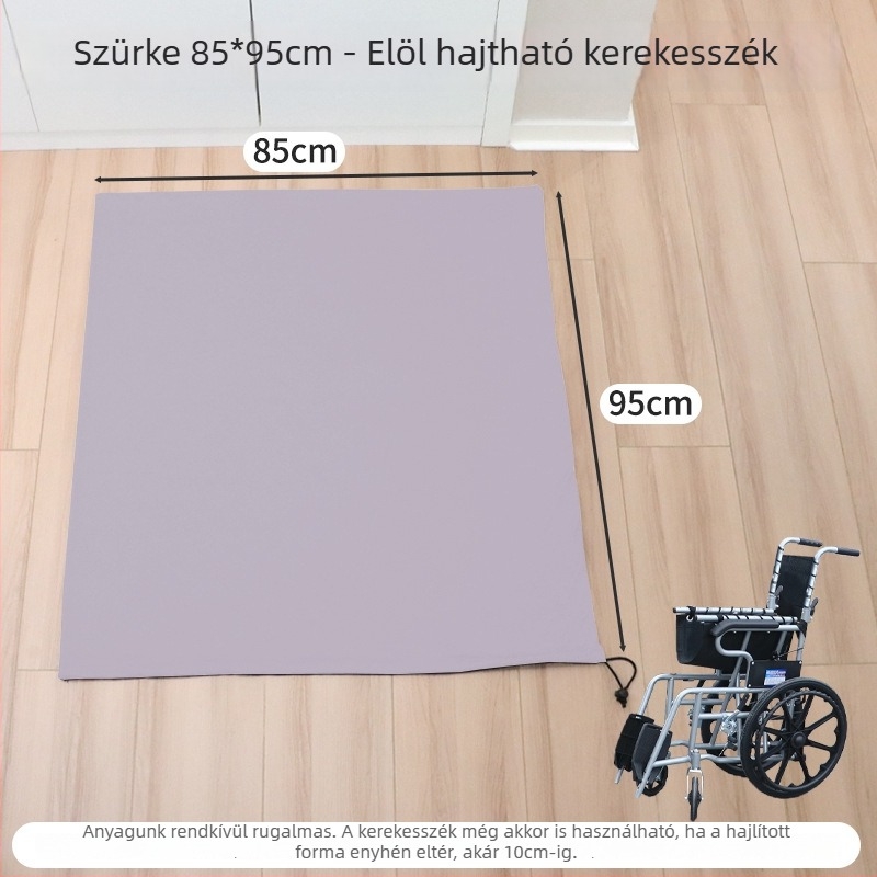 Összecsukható kerekesszék porvédő huzat, tej selyem anyag, egyszerű stílus, nappalikba és kereskedelmi helyiségekbe