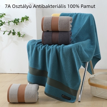 Nedvszívó, gyorsan száradó pamut fürdő- és strandtörölköző, A osztály, 300–400 g, jacquard/plainszövés