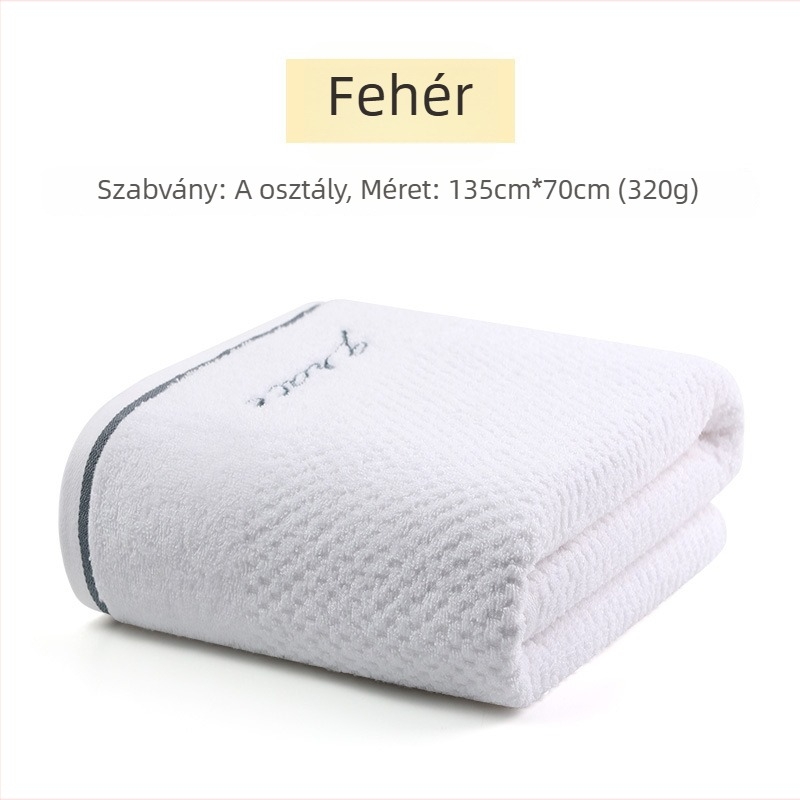 Jielia fürdőlepedő, A osztály, Nagy méret, 100% pamut, Vastag, Nedvszívó, Szöszmentes, Uniszex, Otthoni és strandon egyaránt használható