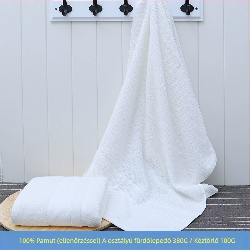 Fürdő- és strandkendő 100% pamutból, gyorsan szívó, jacquard szövés, 32 szál, 300–400 g/m², testreszabható