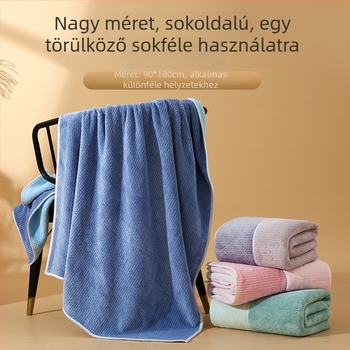 Jade Yan korall velúr törölköző, rendkívül nedvszívó, fürdő- és strandtörölköző, uniszex