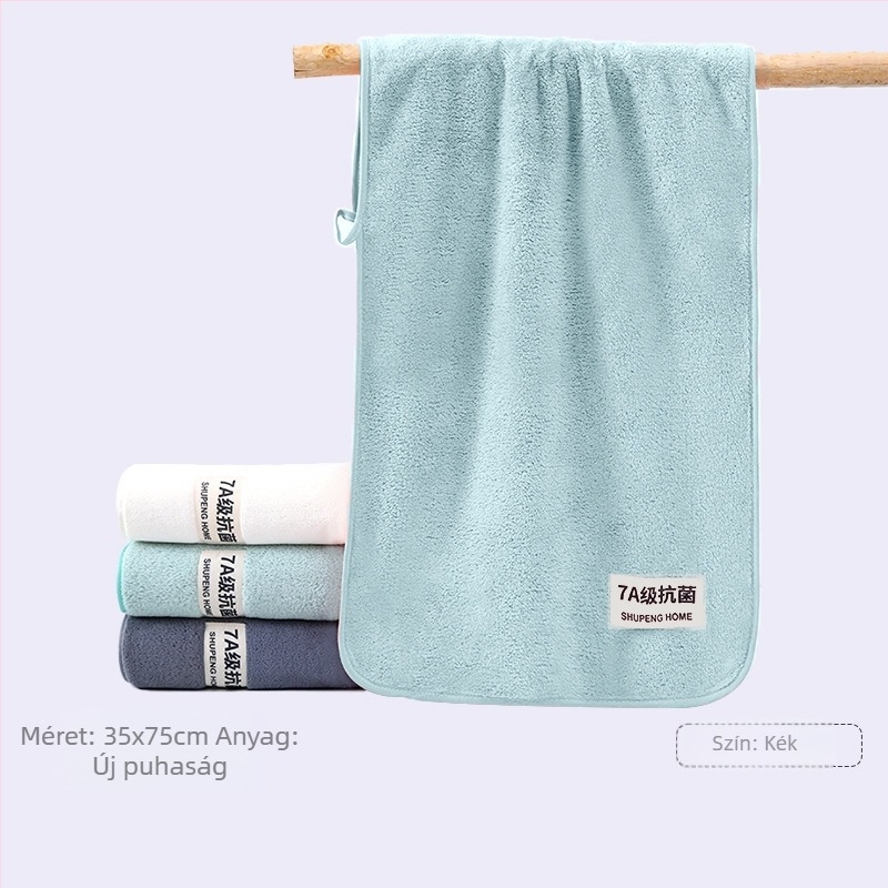 Koral fleece fürdőlepedő otthonra — vastag és nedvszívó; súly 200–300 g, 150d szál, jacquard felület hímzéssel és hajlítással