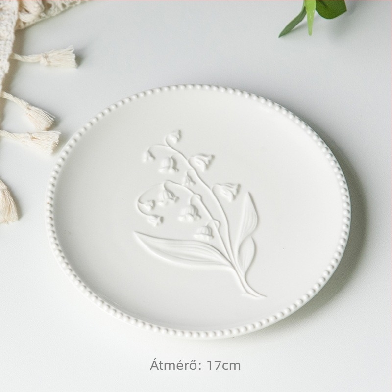 Porcelán kör kör, mély tál, nordic stílusban, mikrohullámú sütőben használható