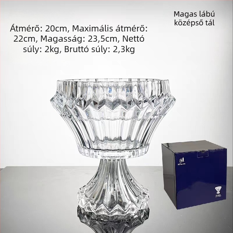 Gyümölcstál, üveg, Xinze, modern minimalizmus, csíkos mintázat, 2013 tavasz