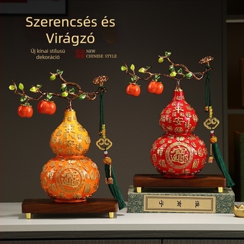 Műgyanta díszfigura, új kínai stílus, kézzel készített, nem testre szabható