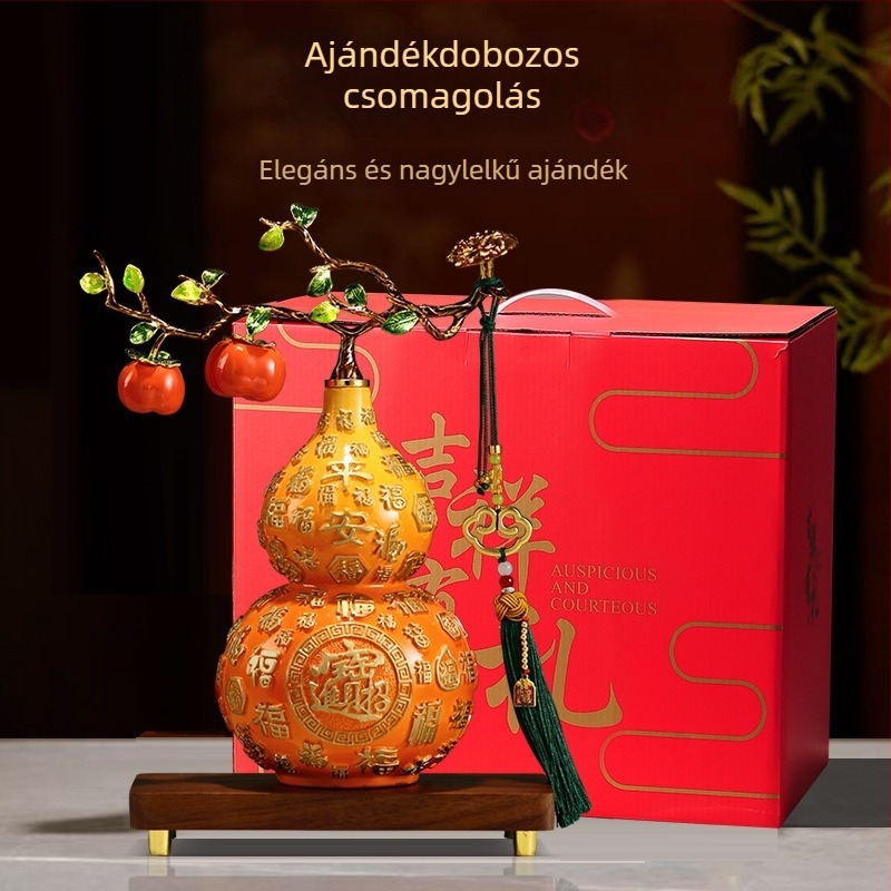 Műgyanta díszfigura, új kínai stílus, kézzel készített, nem testre szabható