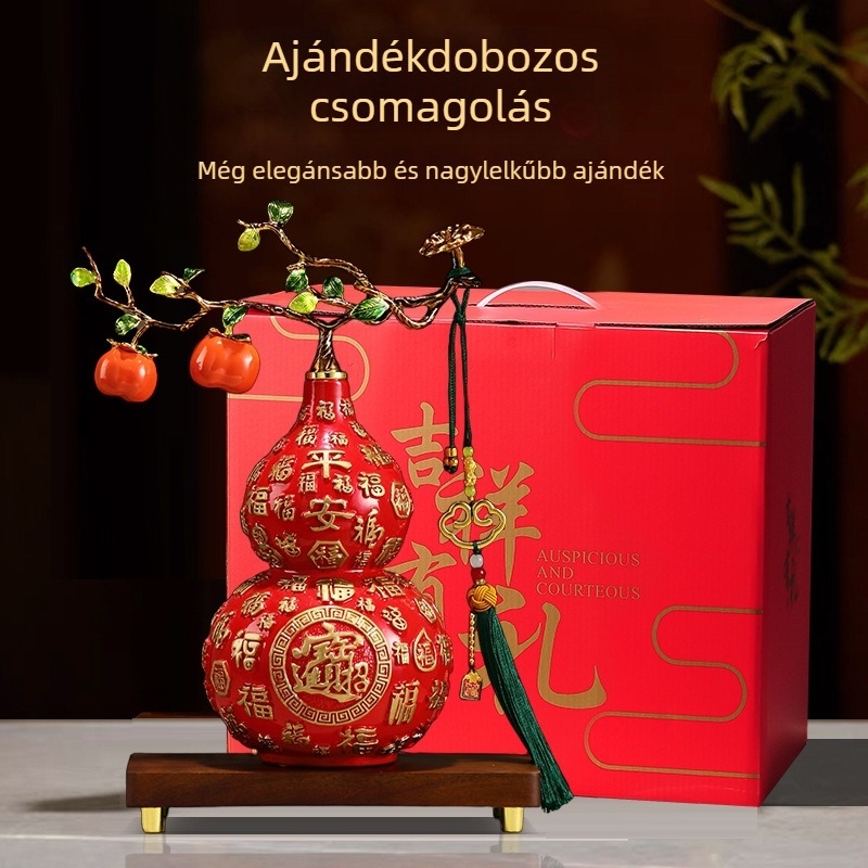 Műgyanta díszfigura, új kínai stílus, kézzel készített, nem testre szabható