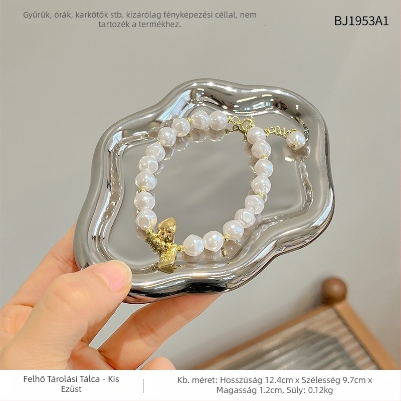 Műanyag ékszer- és aromaterápiás kiállító tál, bejárati kulcstartóval, japán stílus