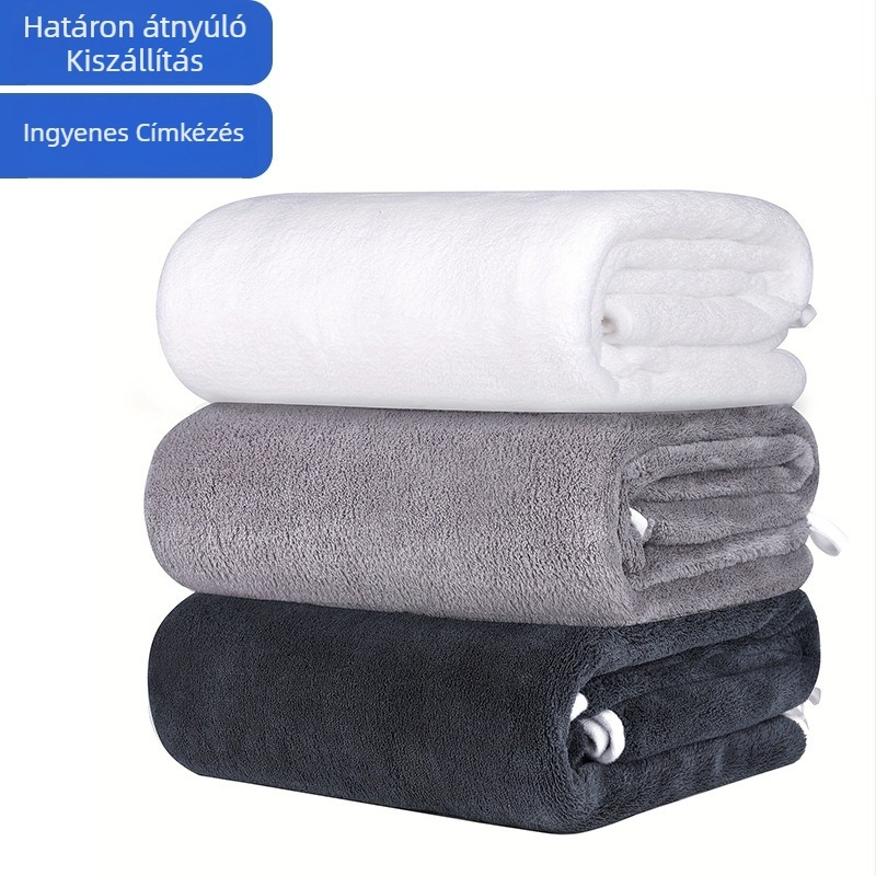 3 részes fürdő- és strandtörölköző készlet korall plüss anyagból, 200–300 g, 150D, Xize youpin