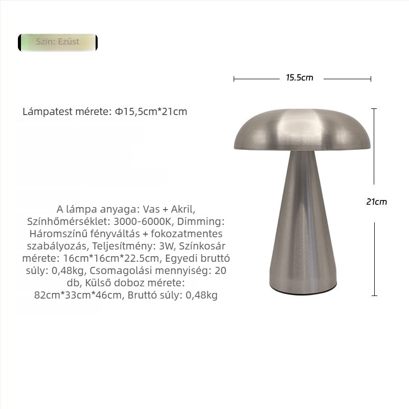 Asztali lámpa fém talppal, B739G modell, európai ihletésű luxus stílus (amerikai, észak-európai minimalist), feszültség ≤36V, alkalmas nappalira, hálószobára, dolgozószobára és étkezőre
