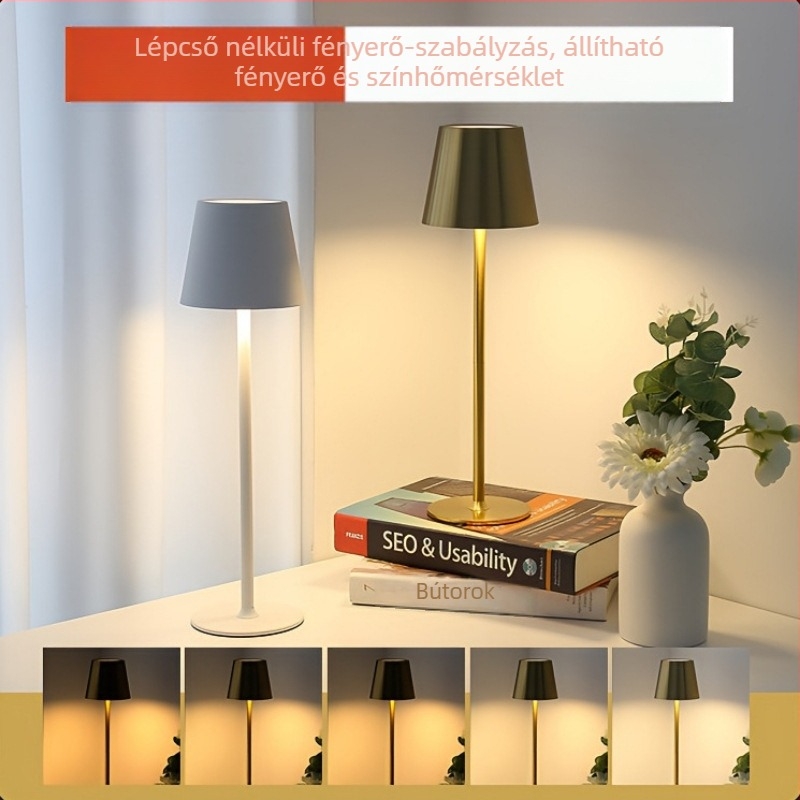 Magas lábú asztali lámpa, fémből készült alap, modern minimalist stílus, feszültség ≤36V, modell: kör alapú asztali lámpa