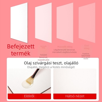 Gyermekeknek készült papíralapú olajfestő tábla keret nélküli, akrilfestéshez, IP engedély: Nincs