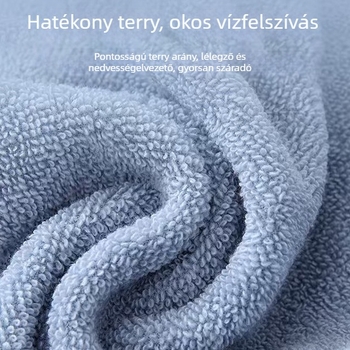 Jacquard pamut arctörölköző, búzaszem minta, 50–80 g, 14 szál