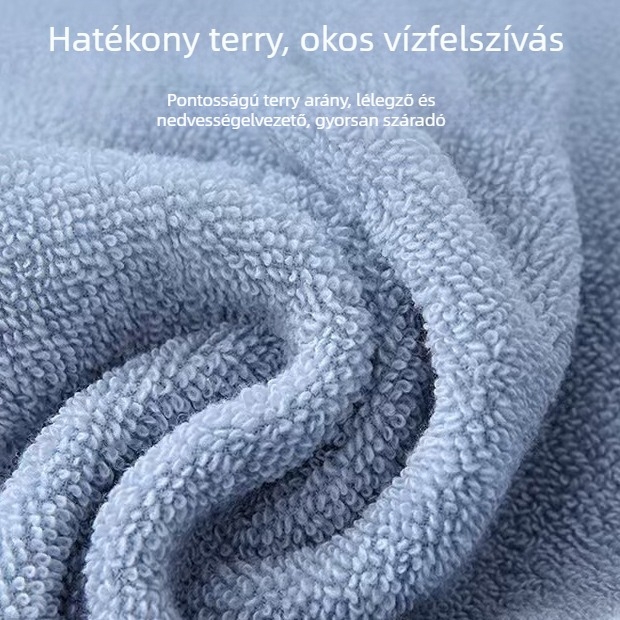 Jacquard pamut arctörölköző, búzaszem minta, 50–80 g, 14 szál