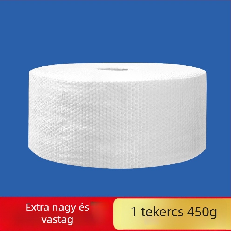 Rosman egyszer használatos arc törölközők, vastagított, kettős használat száraz és nedves tisztításhoz, pamut