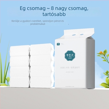 Falihoz szerelhető arctörölköző, viszkózrostból, 600 g, nagyméretű, vastagított