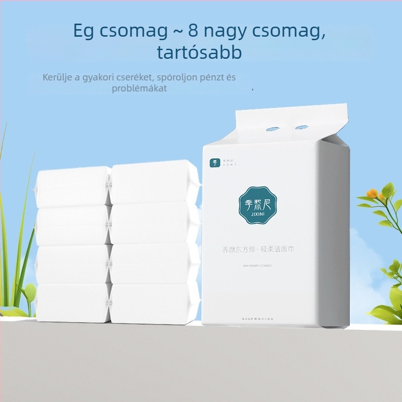 Falihoz szerelhető arctörölköző, viszkózrostból, 600 g, nagyméretű, vastagított