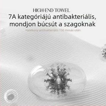 Pu Xi 100% pamut arc törölköző, puha és nedvszívó, sima szövésű, 120–140 g súlyú