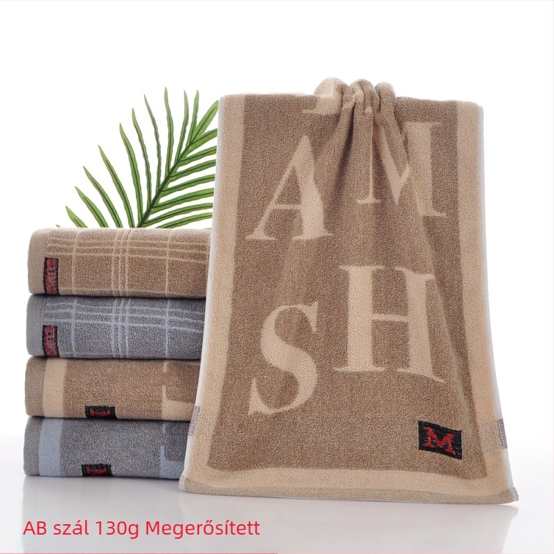 Arc törölköző 100% pamutból, szöszmentes, 120–140 g, jacquard és szilárd szövés, 32s szálak