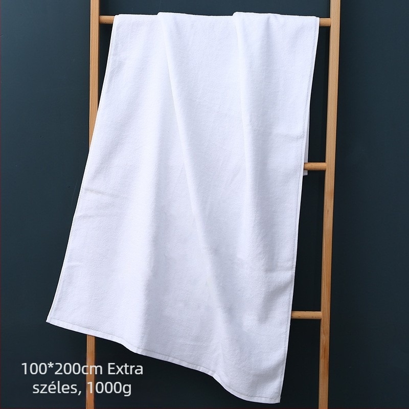 Pamut kozmetikai szalon törölköző hímzett logóval, 150 g, 32s ply fonal, testreszabható