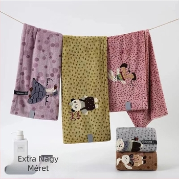 Hajszárító sapka korall fleece-ből, 120D szál, 80–99 g