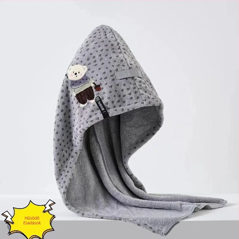 Hajszárító sapka korall fleece-ből, 120D szál, 80–99 g